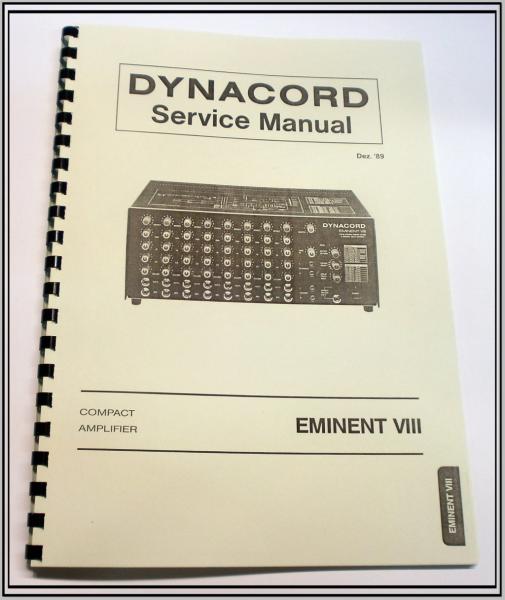 Dynacord Eminent VIII / technische Unterlage